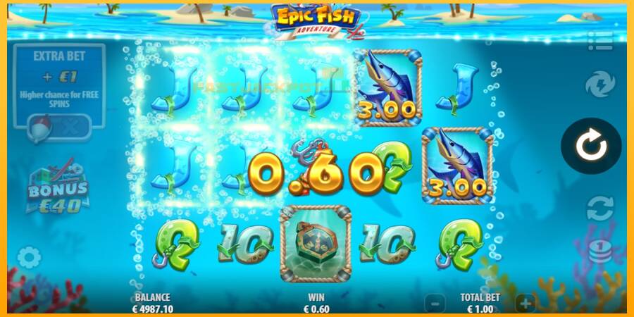 Hrací automat: Epic Fish Adventure s reálnou šancou na výhru