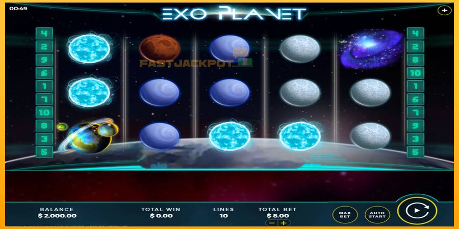 Hrací automat: Exo Planet s reálnou šancou na výhru