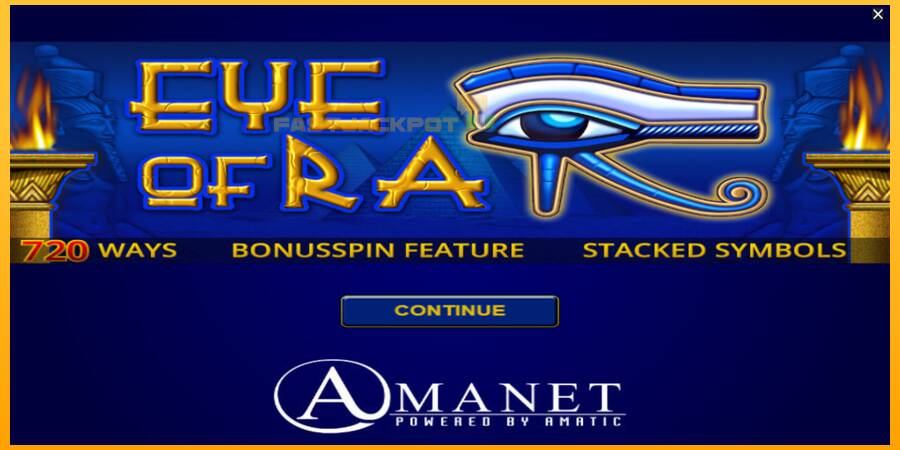 Hrací automat: Eye of Ra s reálnou šancou na výhru