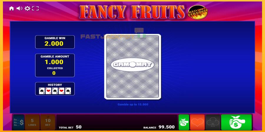 Hrací automat: Fancy Fruits Red Hot Firepot s reálnou šancou na výhru