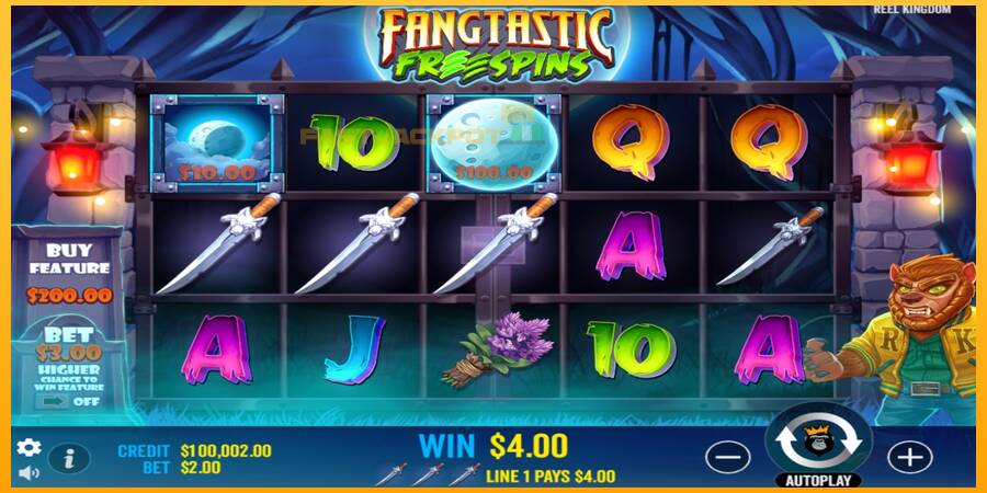 Hrací automat: Fangtastic Freespins s reálnou šancou na výhru