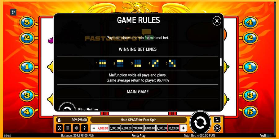 Hrací automat: Fenix Play s reálnou šancou na výhru