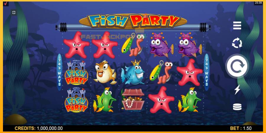 Hrací automat: Fish Party s reálnou šancou na výhru