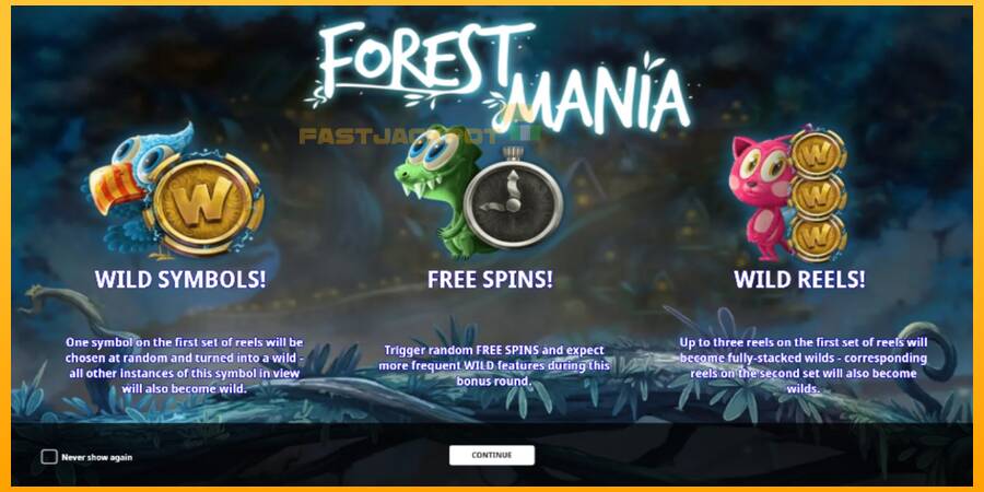 Hrací automat: Forest Mania s reálnou šancou na výhru