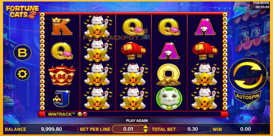 Hrací automat: Fortune Cats 2 s reálnou šancou na výhru