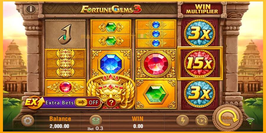 Hrací automat: Fortune Gems 3 s reálnou šancou na výhru