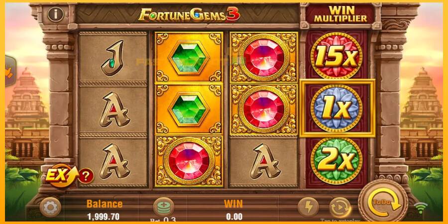 Hrací automat: Fortune Gems 3 s reálnou šancou na výhru