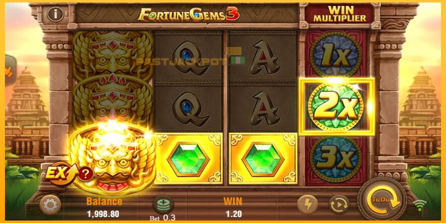 Hrací automat: Fortune Gems 3 s reálnou šancou na výhru