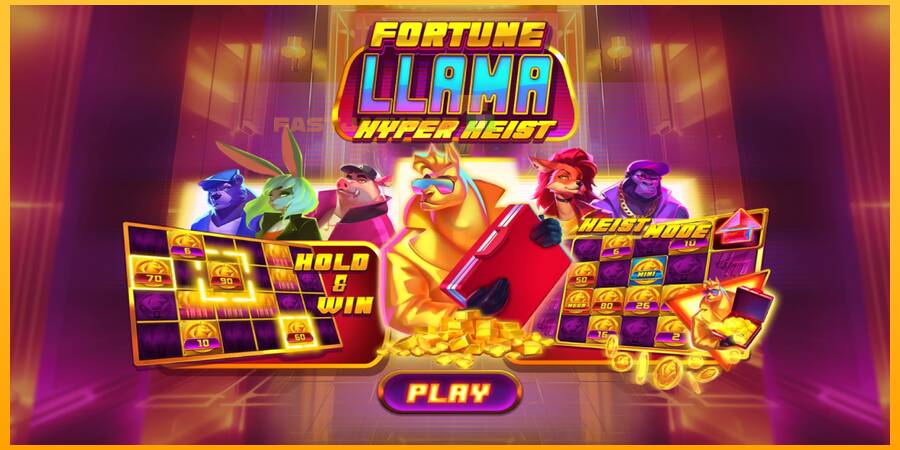 Hrací automat: Fortune Llama Hyper Heist s reálnou šancou na výhru