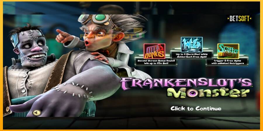 Hrací automat: Frankenslots Monster s reálnou šancou na výhru