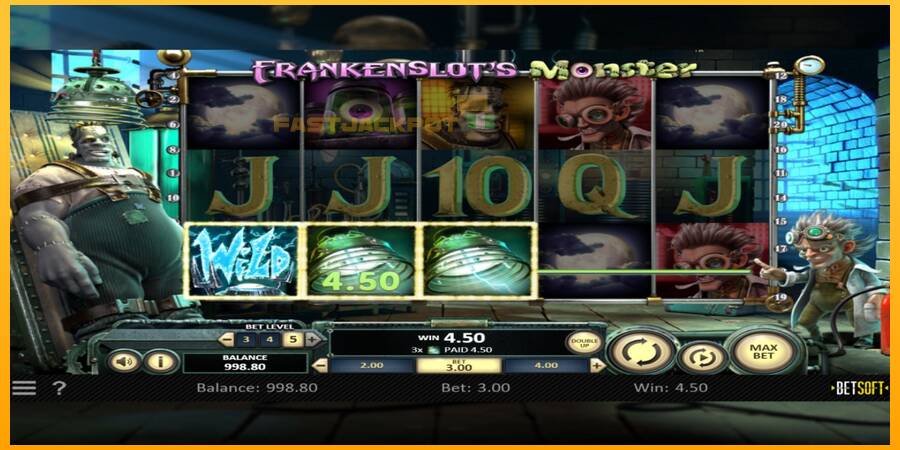 Hrací automat: Frankenslots Monster s reálnou šancou na výhru