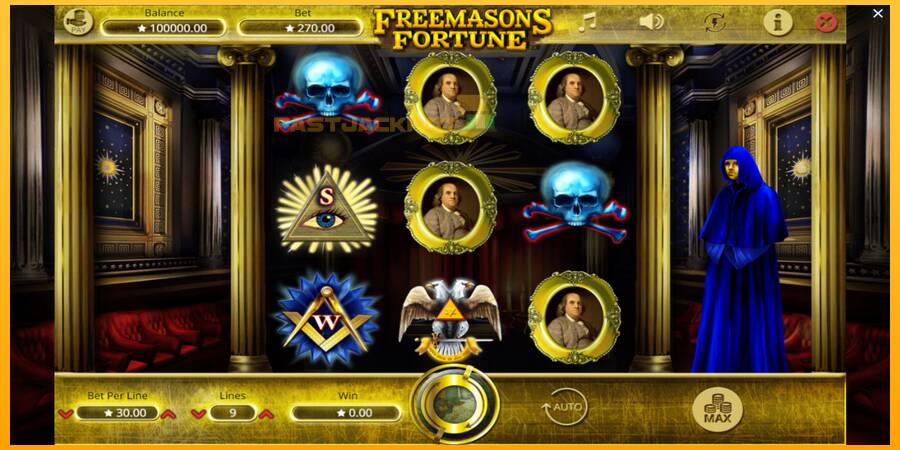 Hrací automat: Freemasons Fortune s reálnou šancou na výhru