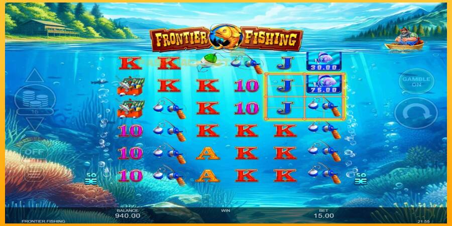 Hrací automat: Frontier Fishing s reálnou šancou na výhru