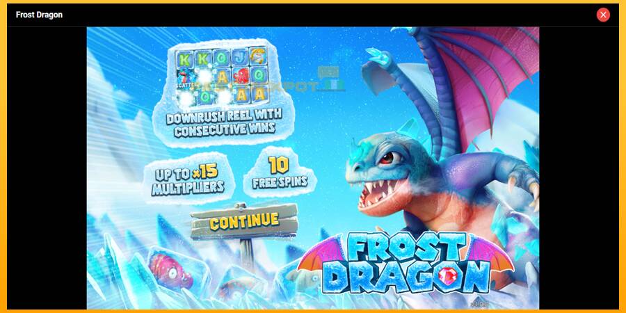 Hrací automat: Frost Dragon s reálnou šancou na výhru