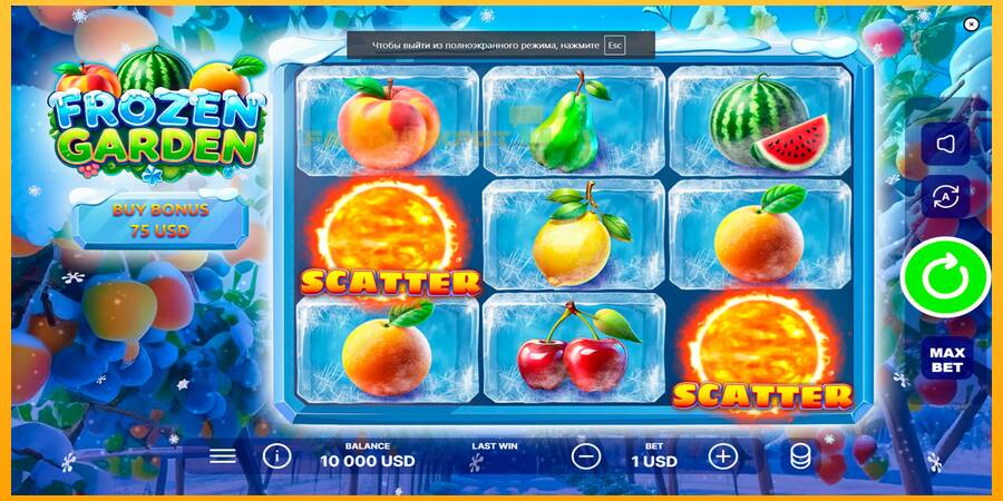 Hrací automat: Frozen Garden s reálnou šancou na výhru