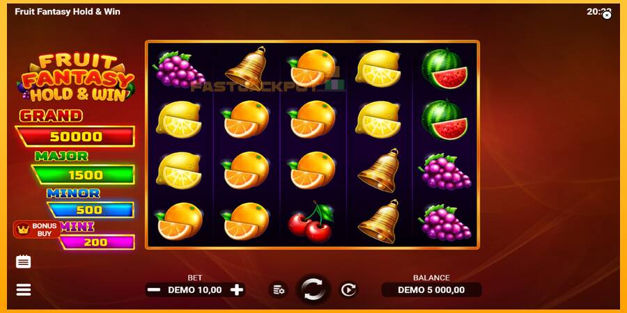 Hrací automat: Fruit Fantasy Hold & Win s reálnou šancou na výhru