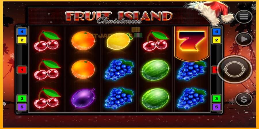 Hrací automat: Fruit Island Christmas s reálnou šancou na výhru