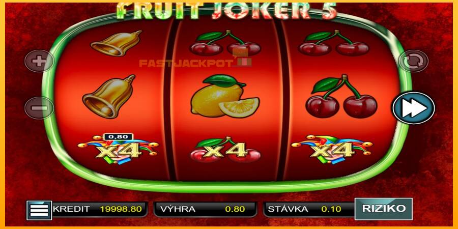 Hrací automat: Fruit Joker 5 s reálnou šancou na výhru