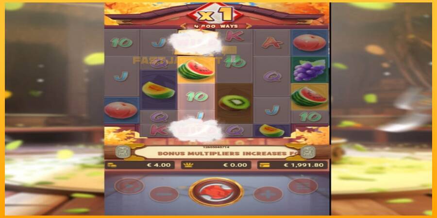 Hrací automat: Fruit Ninja Fury s reálnou šancou na výhru