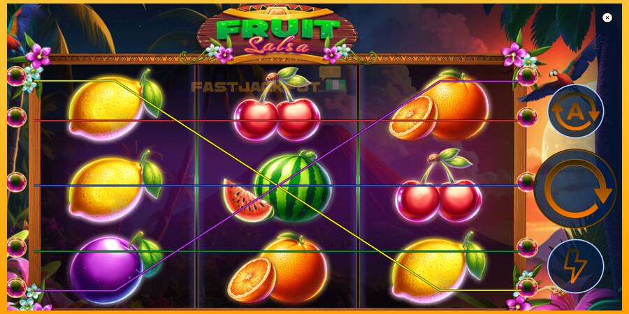 Hrací automat: Fruit Salsa s reálnou šancou na výhru