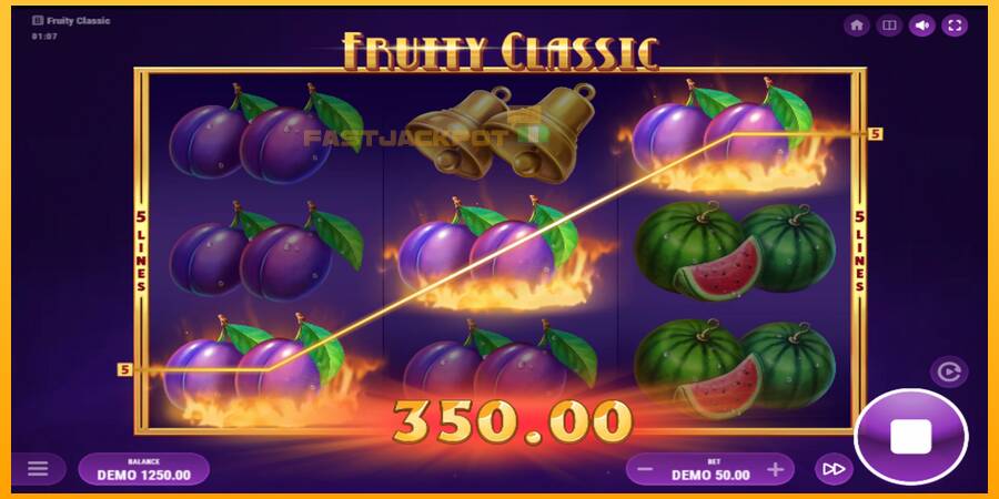 Hrací automat: Fruity Classic s reálnou šancou na výhru