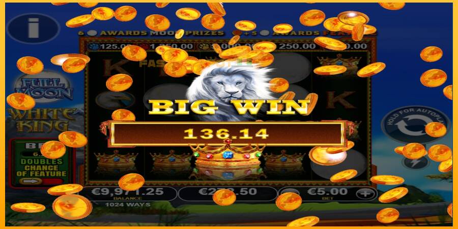 Hrací automat: Full Moon: White King PowerPlay Jackpot s reálnou šancou na výhru