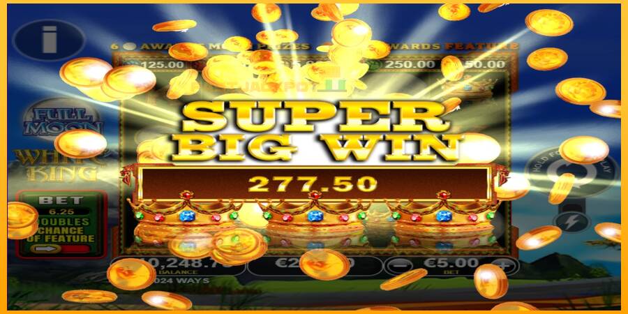 Hrací automat: Full Moon: White King PowerPlay Jackpot s reálnou šancou na výhru