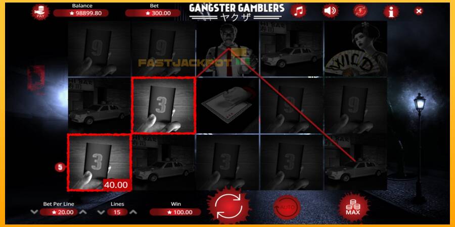 Hrací automat: Gangster Gamblers s reálnou šancou na výhru