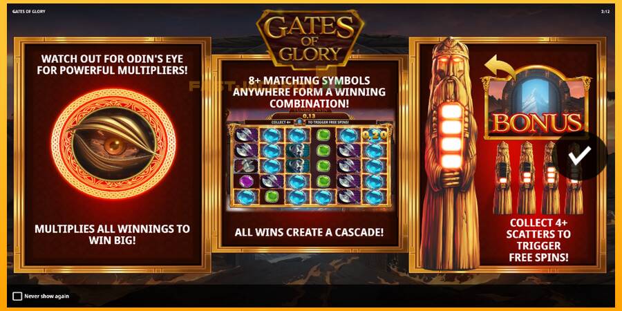 Hrací automat: Gates of Glory s reálnou šancou na výhru