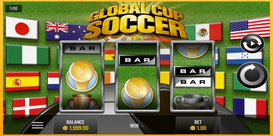 Hrací automat: Global Cup Soccer s reálnou šancou na výhru