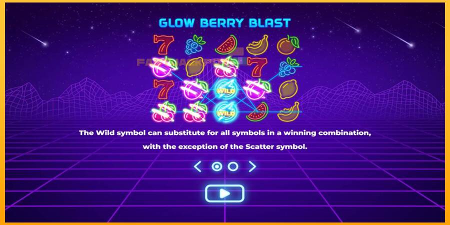 Hrací automat: Glow Berry Blast s reálnou šancou na výhru