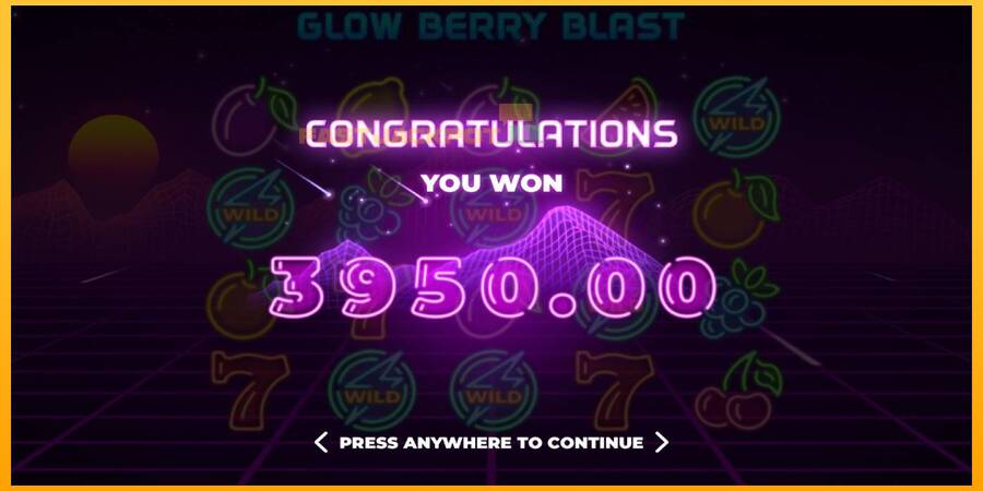 Hrací automat: Glow Berry Blast s reálnou šancou na výhru