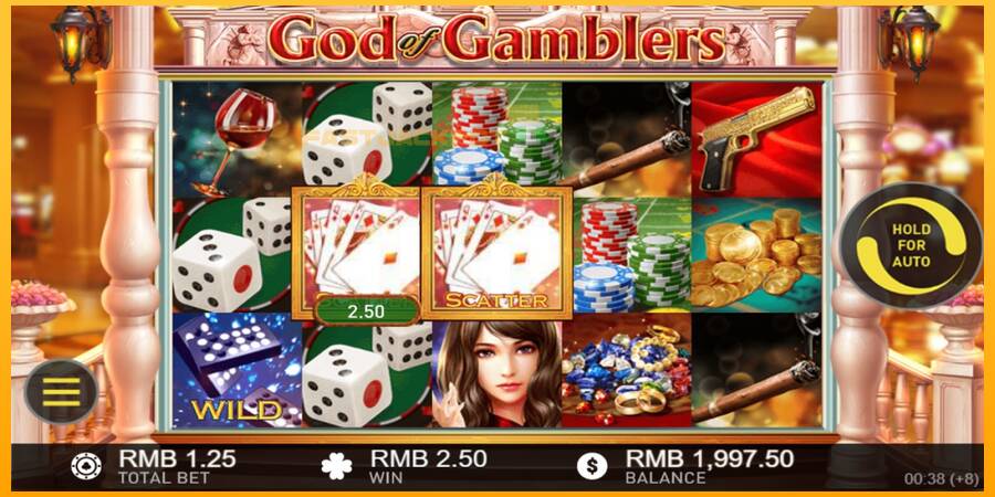 Hrací automat: God of Gamblers s reálnou šancou na výhru