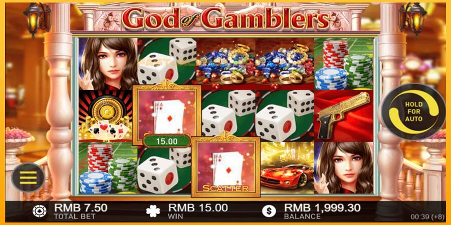 Hrací automat: God of Gamblers s reálnou šancou na výhru