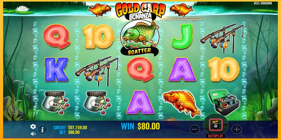 Hrací automat: Gold Carp Bonanza s reálnou šancou na výhru