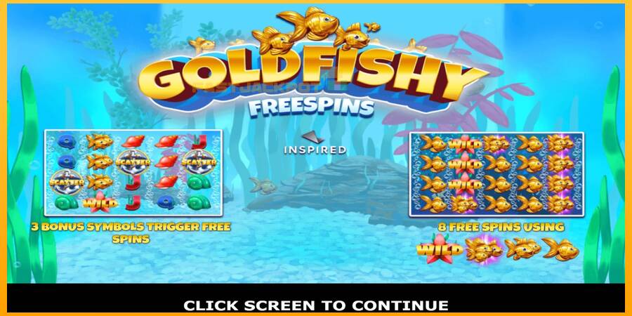 Hrací automat: Gold Fishy Free Spins s reálnou šancou na výhru