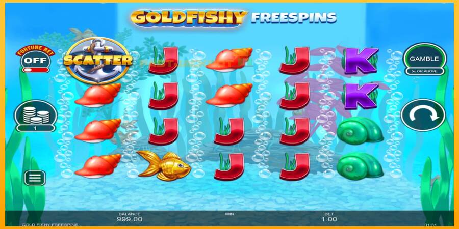 Hrací automat: Gold Fishy Free Spins s reálnou šancou na výhru