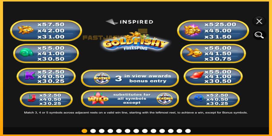 Hrací automat: Gold Fishy Free Spins s reálnou šancou na výhru