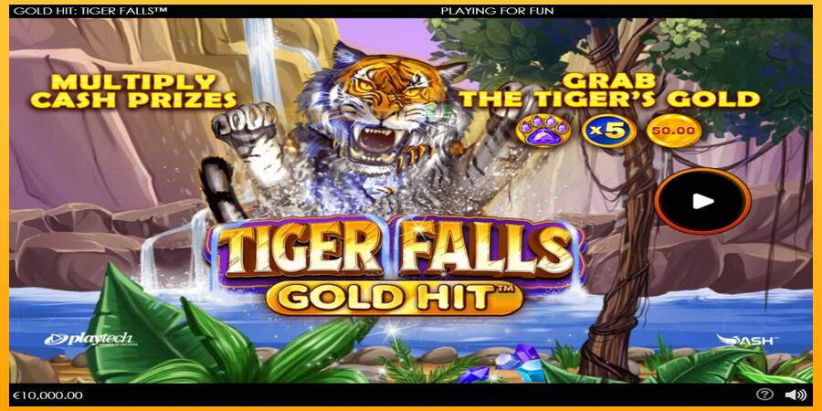 Hrací automat: Gold Hit: Tiger Falls s reálnou šancou na výhru