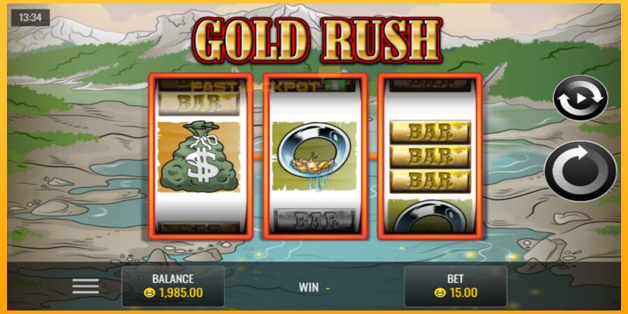 Hrací automat: Gold Rush s reálnou šancou na výhru