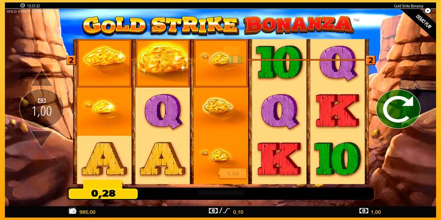 Hrací automat: Gold Strike Bonanza s reálnou šancou na výhru