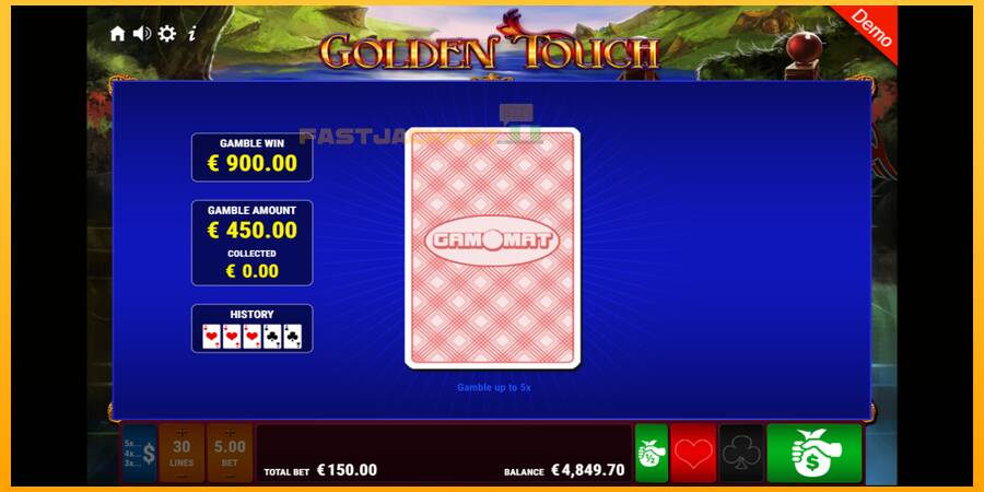 Hrací automat: Golden Touch s reálnou šancou na výhru