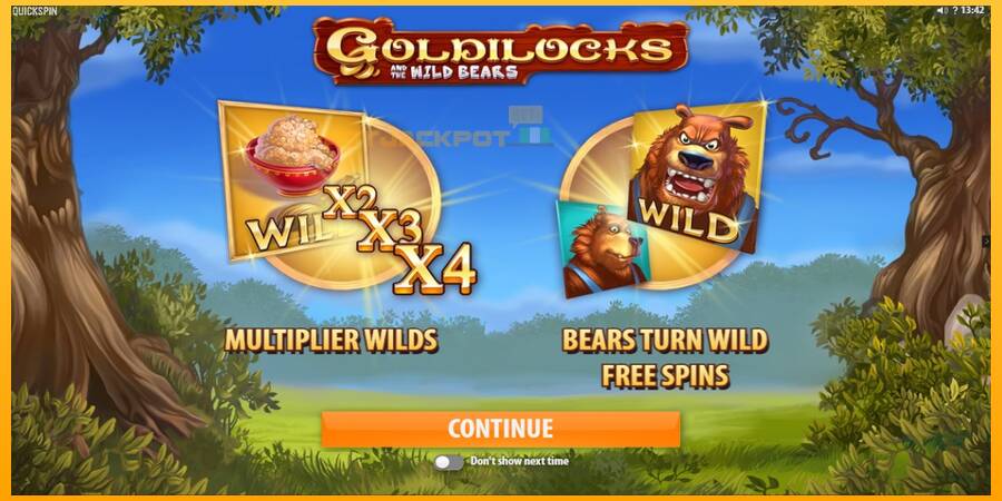 Hrací automat: Goldilocks and the Wild Bears s reálnou šancou na výhru