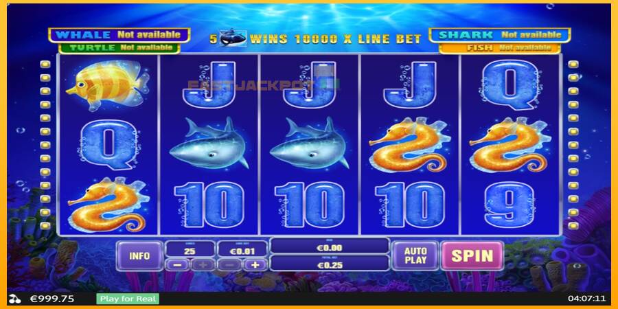 Hrací automat: Great Blue Jackpot s reálnou šancou na výhru