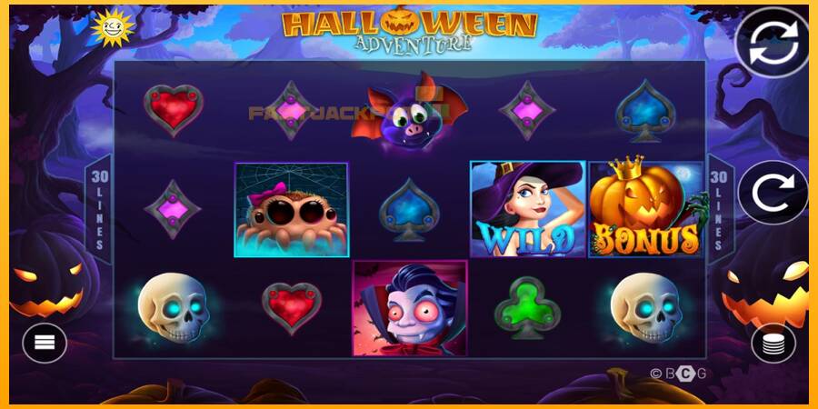 Hrací automat: Halloween Adventure s reálnou šancou na výhru