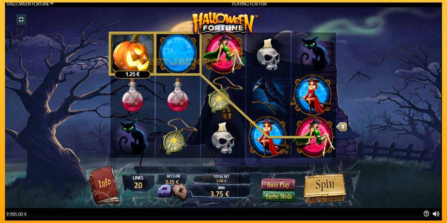 Hrací automat: Halloween Fortune s reálnou šancou na výhru