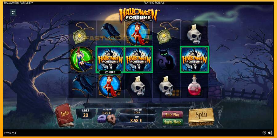 Hrací automat: Halloween Fortune s reálnou šancou na výhru