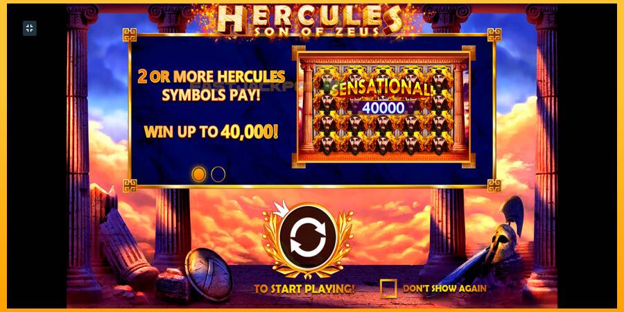 Hrací automat: Hercules Son of Zeus s reálnou šancou na výhru