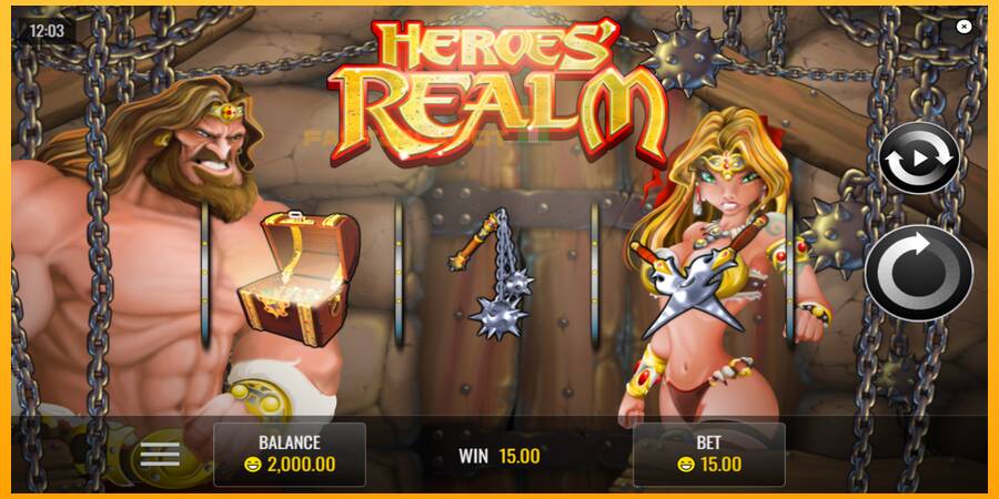 Hrací automat: Heroes Realm s reálnou šancou na výhru