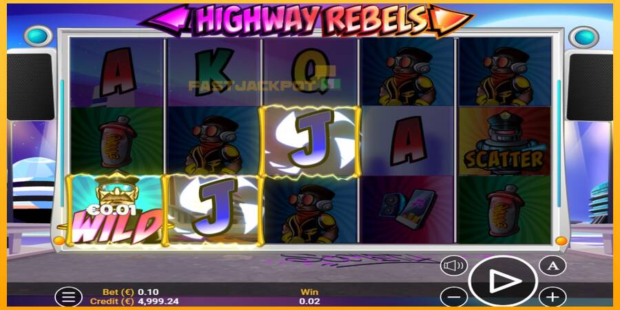 Hrací automat: Highway Rebels s reálnou šancou na výhru